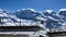 Panorama Zermatt monte rosa theodul glacier view mountain winter snow landscape Swiss Alps clouds view point