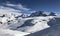 panorama Zermatt small Matterhorn theodul glacier gornergrat view mountain winter snow landscape Swiss Alps clouds