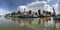 Panorama from the Zuiderhaven in Harlingen