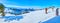 Panorama of Zwieselalm Alpine meadow, Gosau, Austria