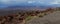 Panoramatic photo of Arizona`s beautiful landscape