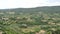 Panoramic 4K video of the countryside surrounding San Gimignano in tuscany