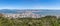 Panoramic Aerial view of Dowtown Florianopolis City in Florianopolis, Santa Catarina, Brazil