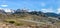 Panoramic aerial view of El Chalten village and Mount Fitz Roy in Patagonia - El Chalten, Argentina