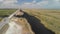 Panoramic aerial view of Everglades Swamps in Florida - USA