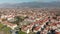 Panoramic aerial view of Forte Dei Marmi skyline, Tuscany, Italy