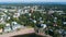 Panoramic aerial view of Hanko city in a beautiful summer day