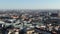 Panoramic aerial view of Munich with Frauenkirche church in the shot, 4k