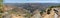 Panoramic aerial view on Penedo DurÃ£o viewpoint, typical landscape of the International Douro Park