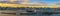 Panoramic Aerial view of Tokyo skylines with Rainbow bridge and tokyo tower over Tokyo bay