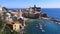 Panoramic aerial view of Vernazza