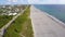 Panoramic aerial West Palm Beach FL