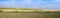 Panoramic agricultural fields of Ukraine