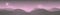 Panoramic alien gray-pink landscape, desert, dunes, stones