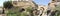 Panoramic of Arab Bridge at Ronda, Malaga, Andalucia