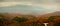 Panoramic autumn scenery