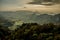 Panoramic autumnal view from Sulov rockies - sulovske skaly - Slovakia