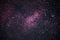 panoramic background of the beauty of the galaxy, millions of stars with nebulae at night in the Indonesian sky