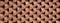 Panoramic background of wide old red brick wall texture. Home or office design backdrop