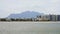 Panoramic banner of Vitoria promenade and landscape, Espirito Santo, Brazil