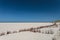 Panoramic beach view on the Dutch island Texel