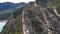 Panoramic beautiful vertiginous impressive aerial view of Congost de Mont-Rebei, Famous