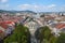 Panoramic city view of Kosice, Slovakia