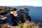 Panoramic city view from South Head to North Head