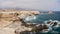 Panoramic of the coast near Antofagasta city in Chile