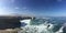Panoramic of the coast near Antofagasta city Chile