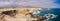 Panoramic of the coast near Antofagasta city in Chile