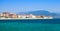 Panoramic coastal cityscape of Ajaccio, Corsica