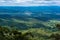 The panoramic countryside landscape view on mountainse in Toowoomba,Australia