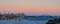 Panoramic Dawn View of Sydney harbour, Bridge and City Skyline, Australia