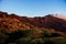 panoramic dawn on the Volcano etna