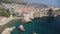 panoramic Dubrovnik city of Croatia