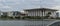 Panoramic everning view of Sultan Zainal Abidin Mosque, the famous mosque in Putrajaya
