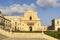 Panoramic Exterior View of Santissimo Salvatore Church in Noto - Italy