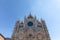 Panoramic facade of Siena Cathedral (Duomo di Siena)