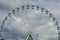 Panoramic ferris big wheel detail