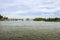 Panoramic fom Douro river tour boat, Porto cityscape, on summer