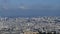 Panoramic footage in 4k with Paris from Montparnasse tower 8