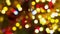 Panoramic footage of beautiful festive background Bright Christmas Street Illumination. New Year Lights Decorating