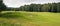 Panoramic golf field