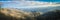 Panoramic of Grandview Overlook, Boone, North Carolina