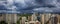 Panoramic HDR photo of the city Sao Jose dos Campos - Sao Paulo, Brazil - with cloudy sky