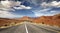 Panoramic highway in national park