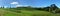 Panoramic hill landscape