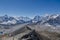 Panoramic Himalaya landscape