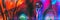 Panoramic illustration of abstract colorful background